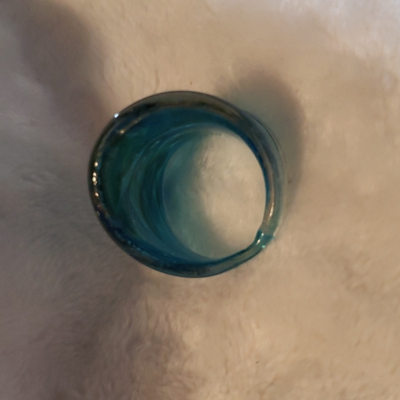 NWOT Murano blue, green, silver, and gold ring 💍 - Picture 5 of 10